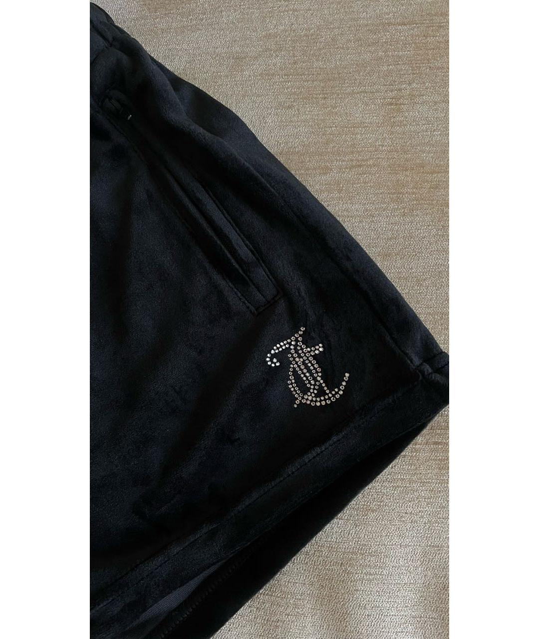 JUICY COUTURE Черные полиэстеровые шорты, фото 5