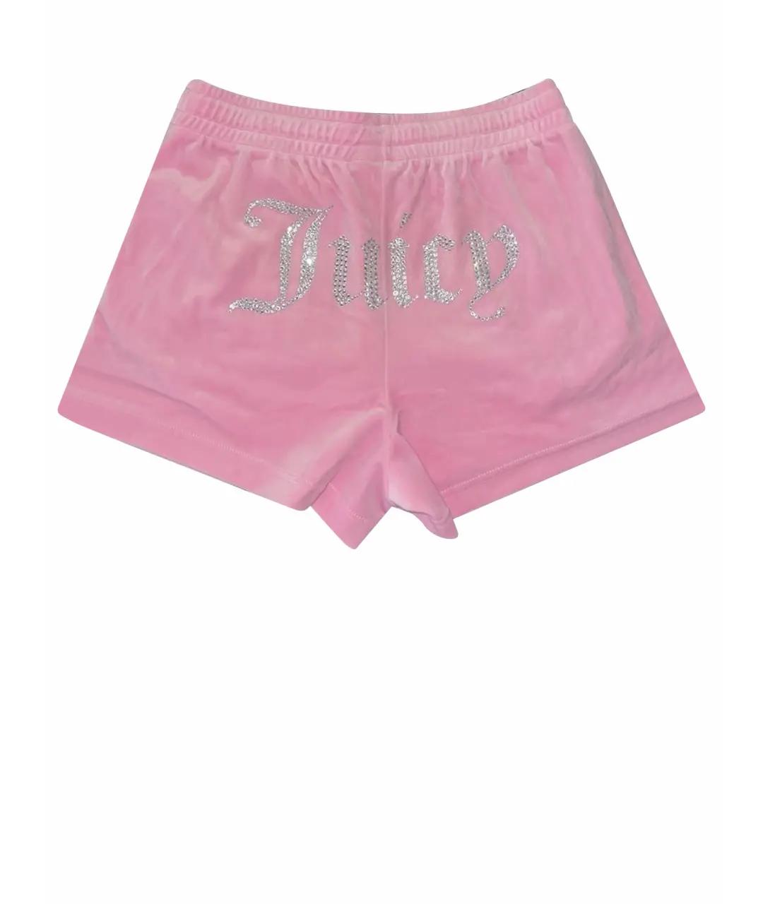 JUICY COUTURE Розовые полиэстеровые шорты, фото 1