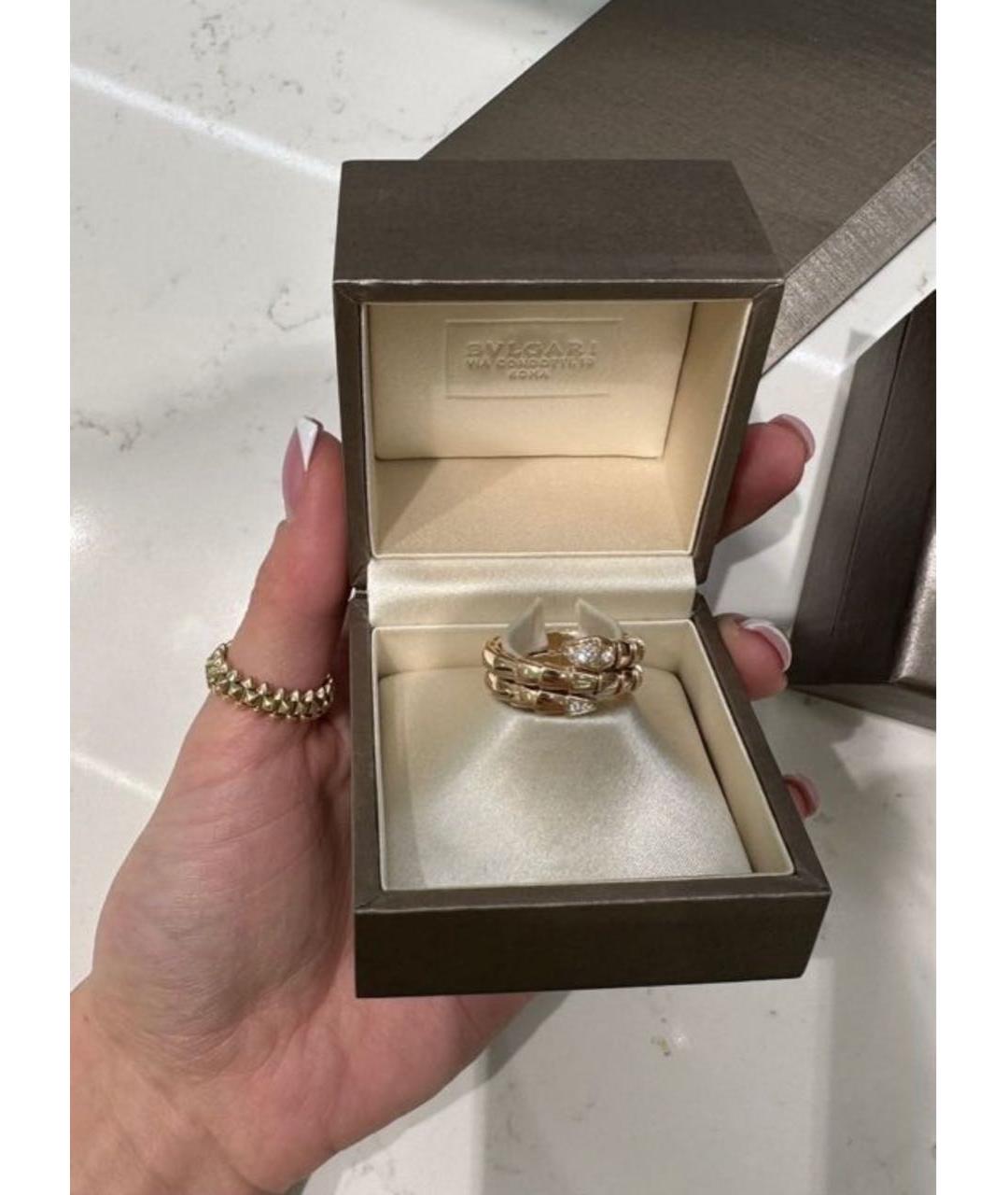 BVLGARI Розовое кольцо из розового золота, фото 6