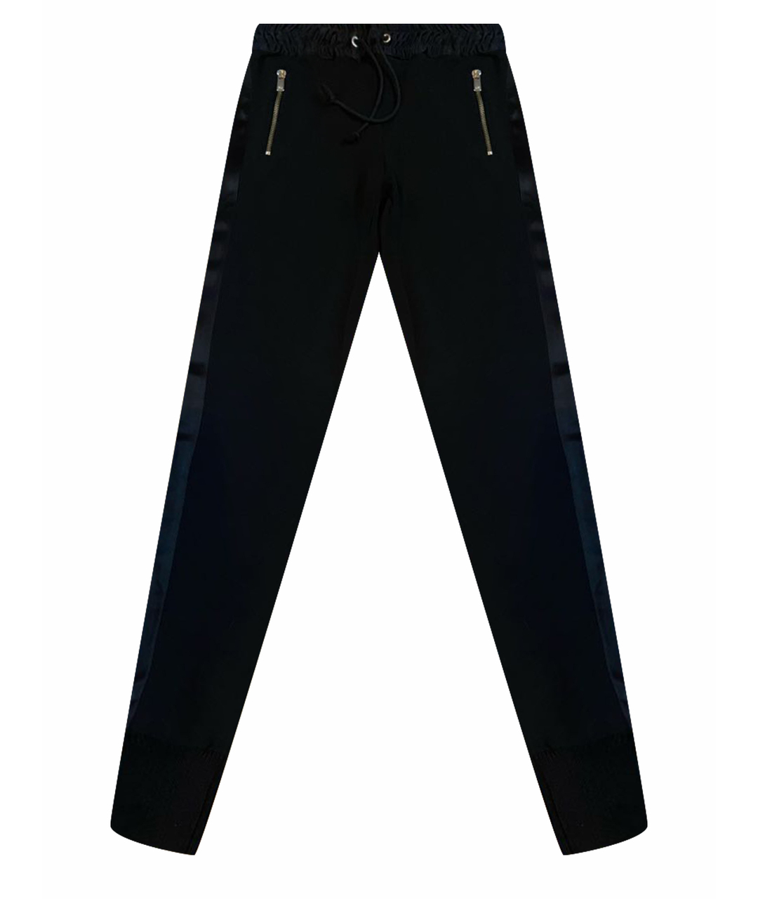 MICHAEL KORS Черные шерстяные брюки узкие, фото 1