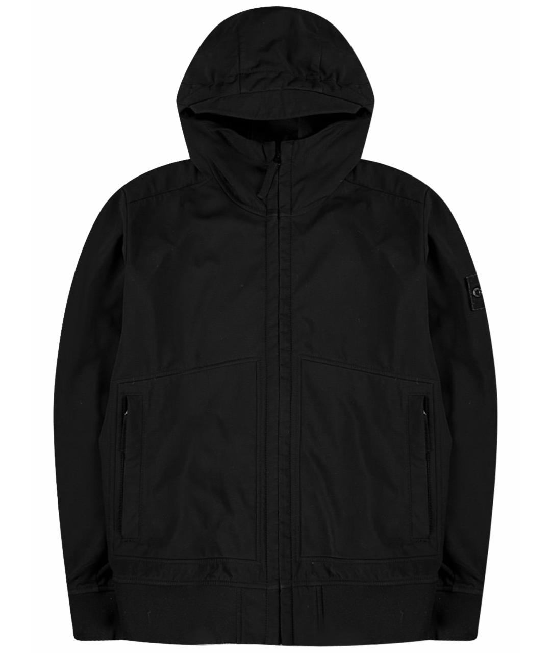 STONE ISLAND Черная полиэстеровая куртка, фото 1