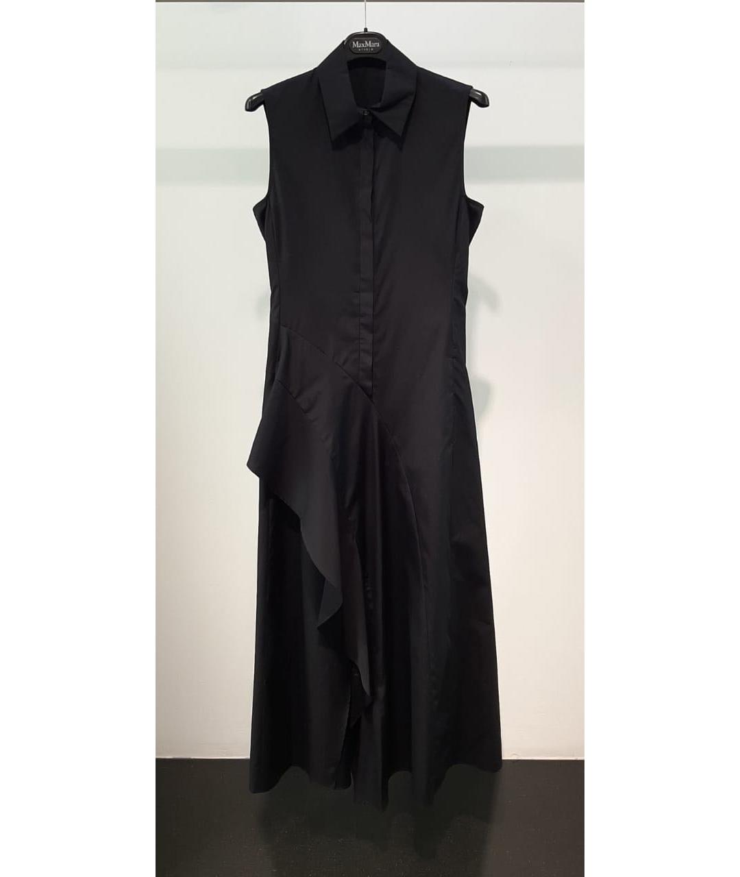MAX MARA STUDIO Черное повседневное платье, фото 3