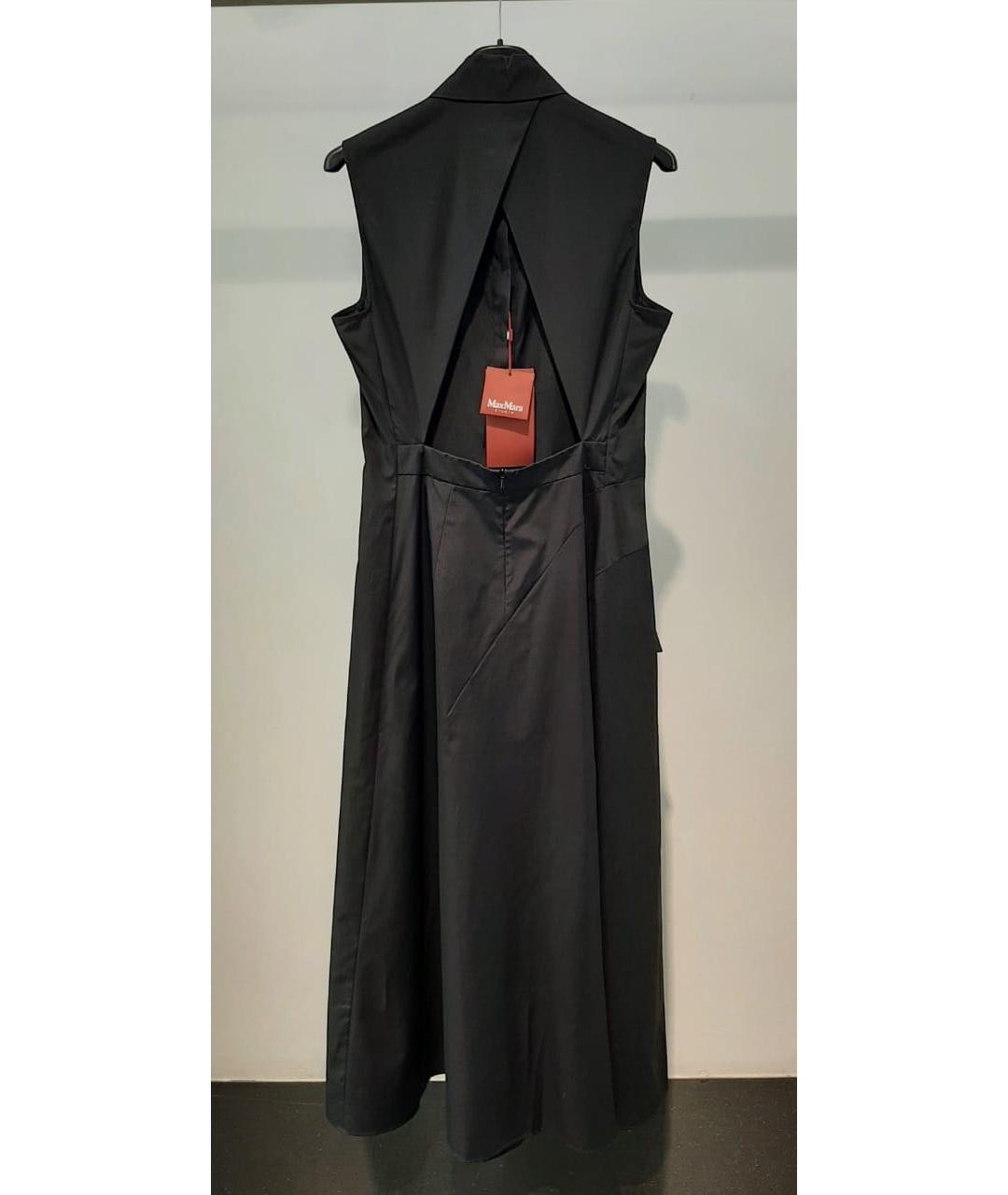 MAX MARA STUDIO Черное повседневное платье, фото 2