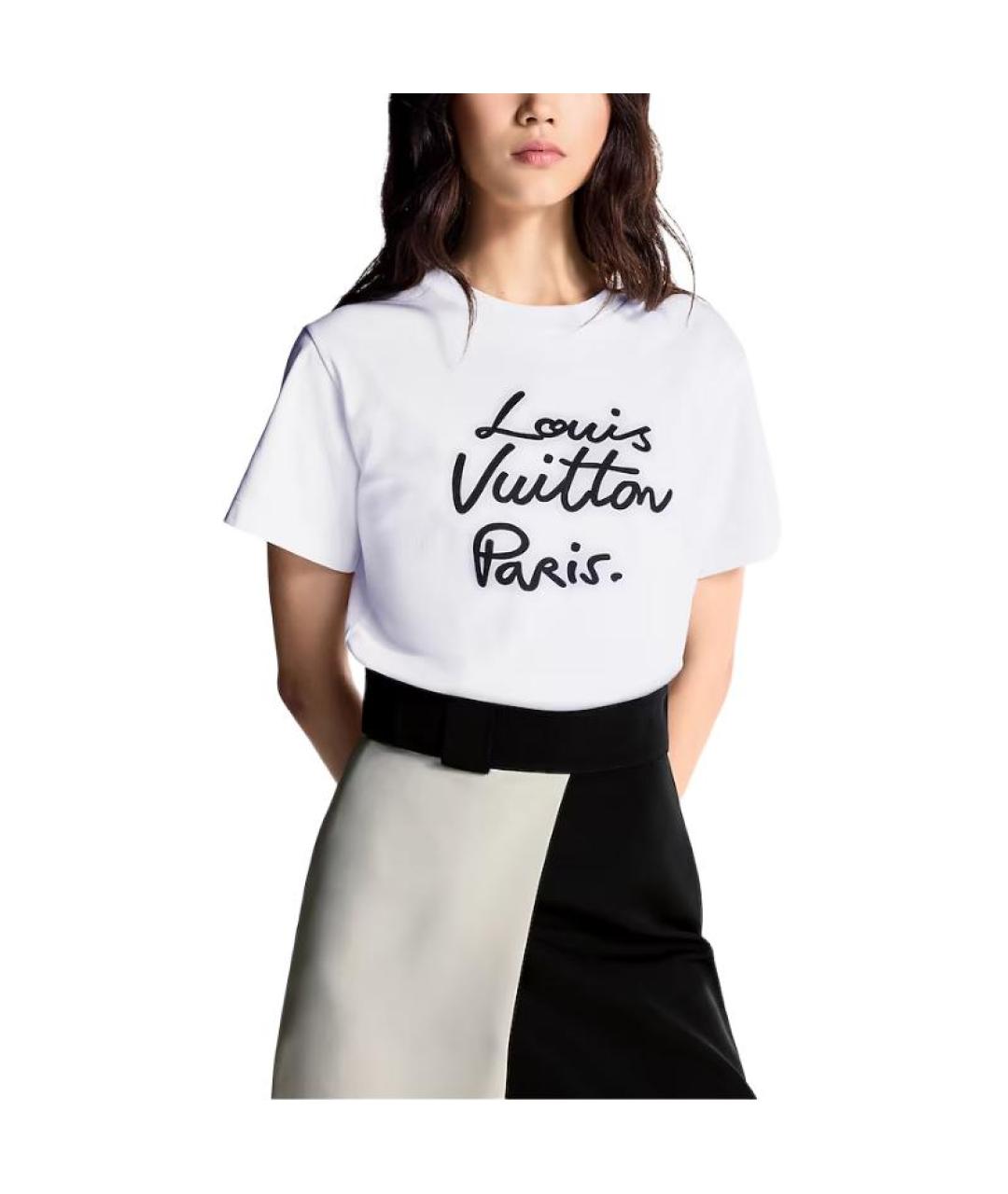 LOUIS VUITTON Белая футболка, фото 2