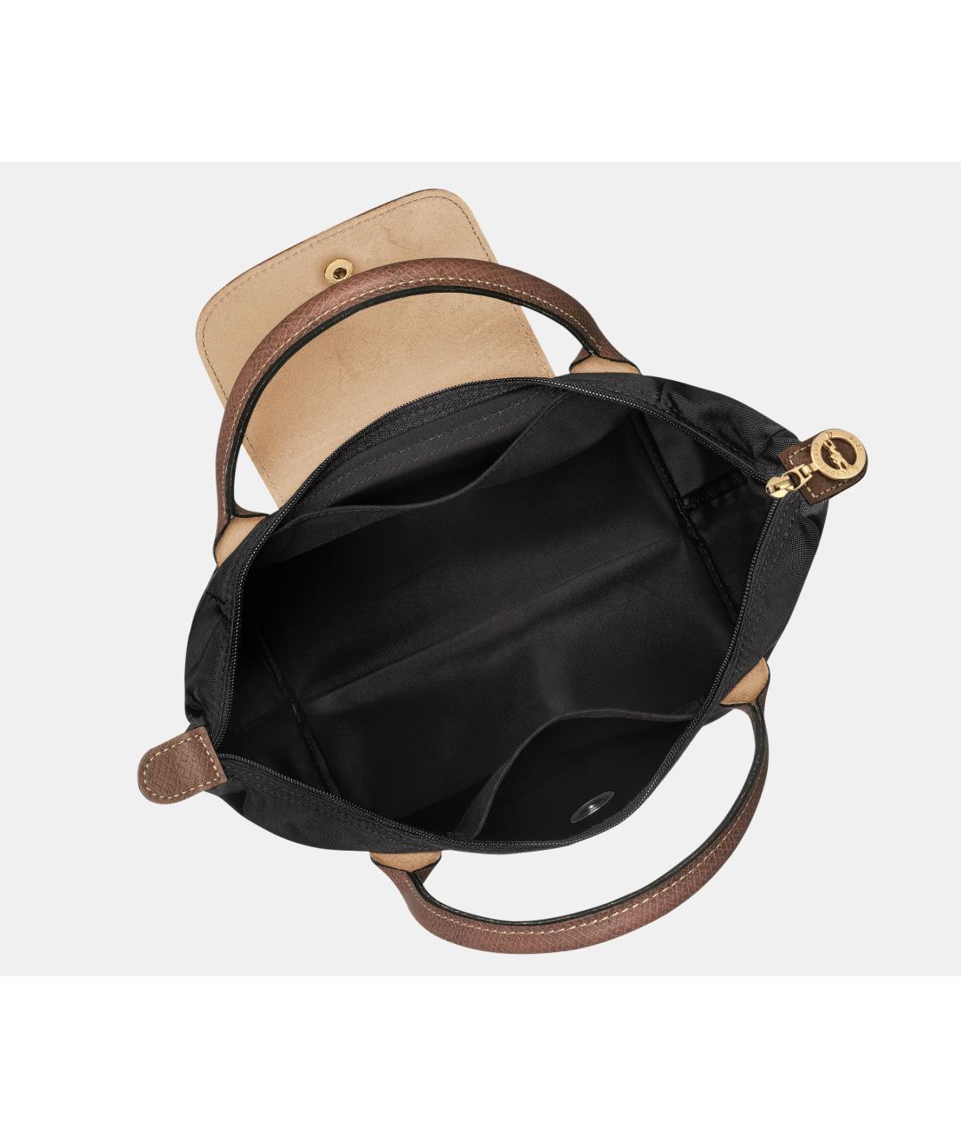LONGCHAMP Черная сумка тоут, фото 4