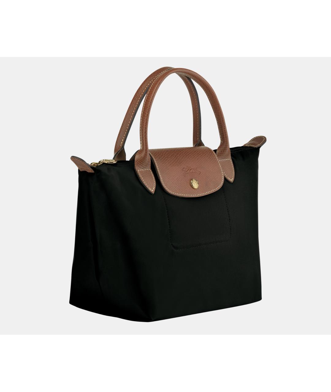 LONGCHAMP Черная сумка тоут, фото 2