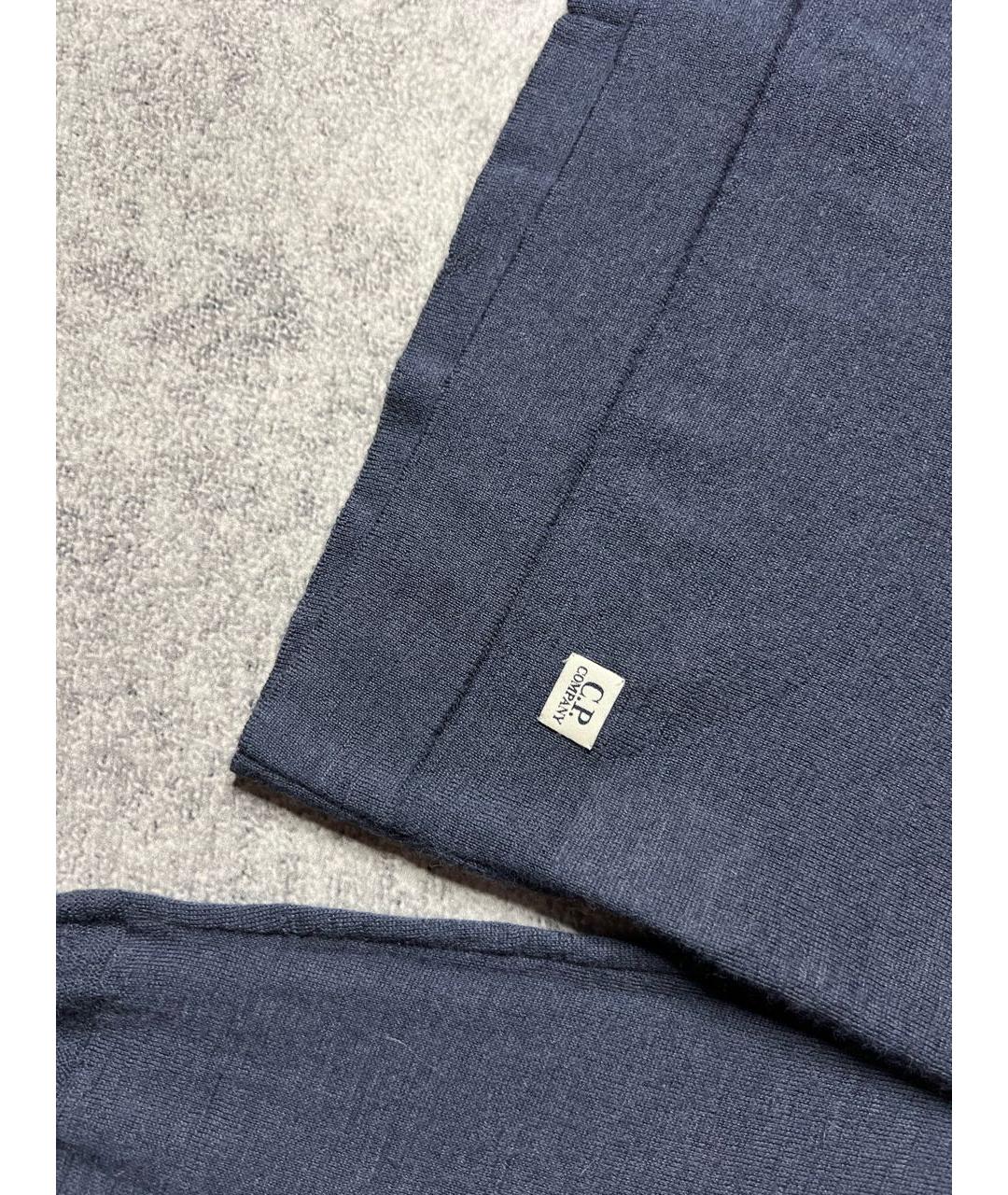 CP COMPANY Темно-синяя шерстяная водолазка, фото 5