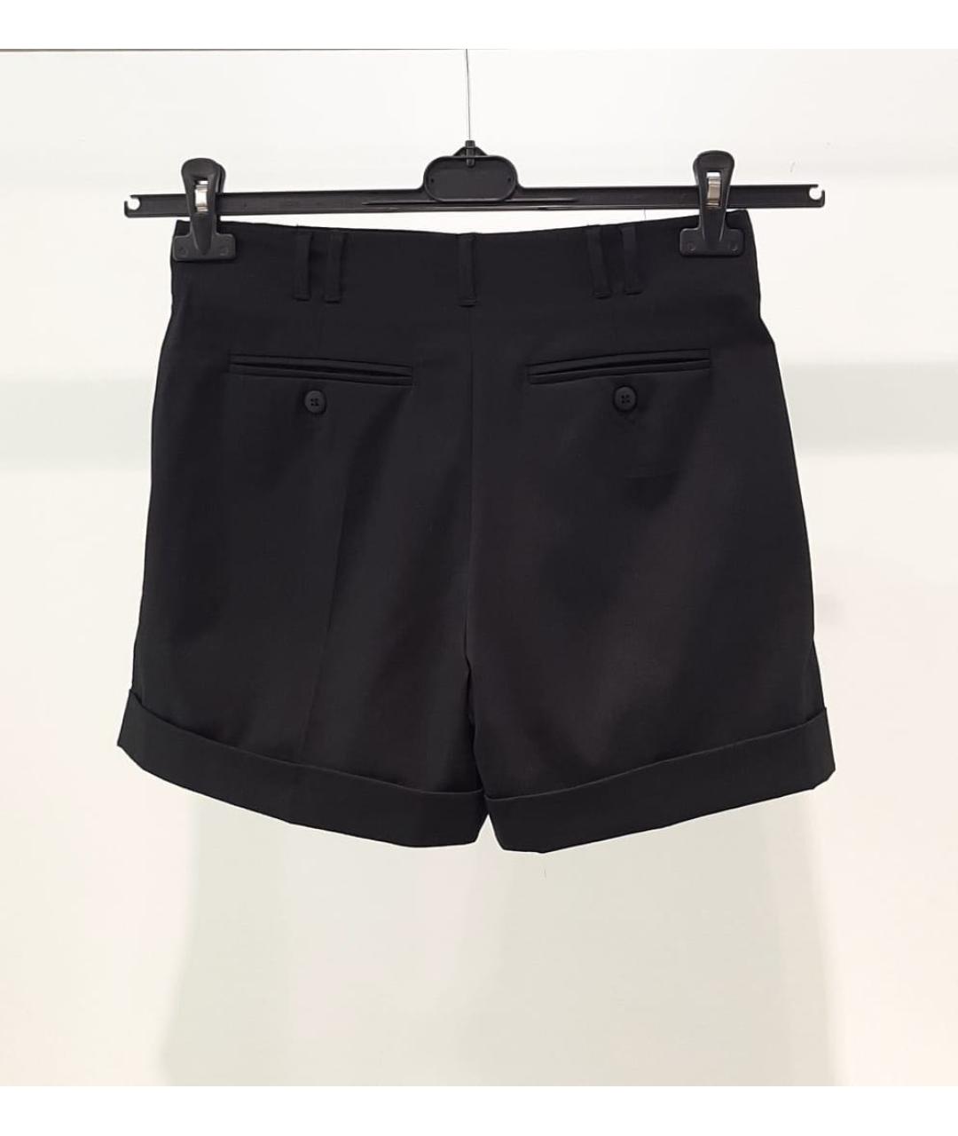 MAX MARA STUDIO Черные шорты, фото 2