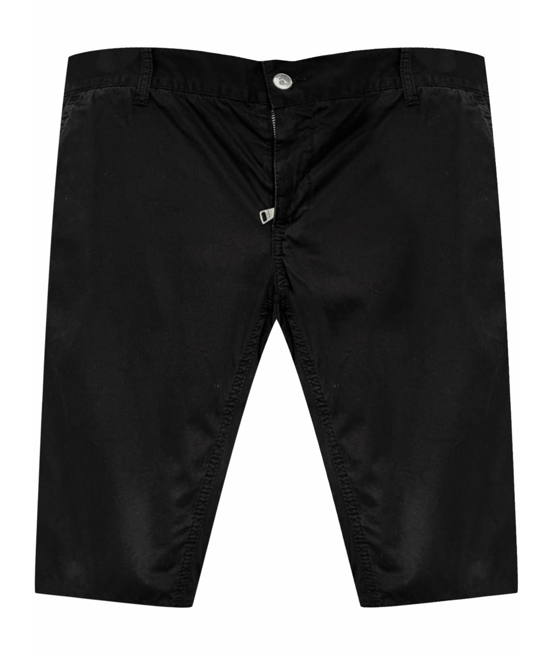 DOLCE&GABBANA Черные хлопковые шорты, фото 1