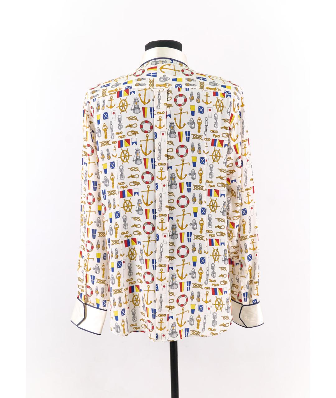 DOLCE&GABBANA Мульти шелковая кэжуал рубашка, фото 4