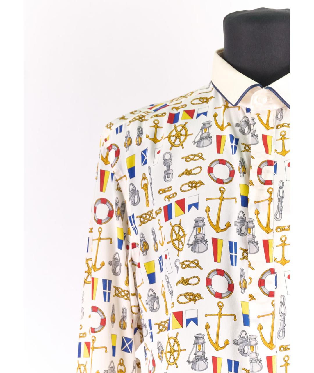 DOLCE&GABBANA Мульти шелковая кэжуал рубашка, фото 2