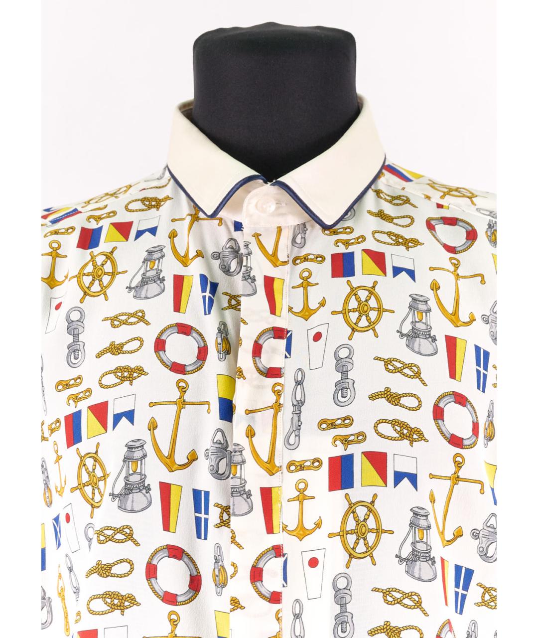 DOLCE&GABBANA Мульти шелковая кэжуал рубашка, фото 3