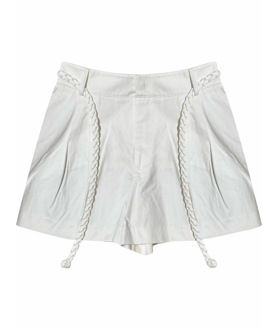 RED VALENTINO Белые хлопковые шорты, фото 1
