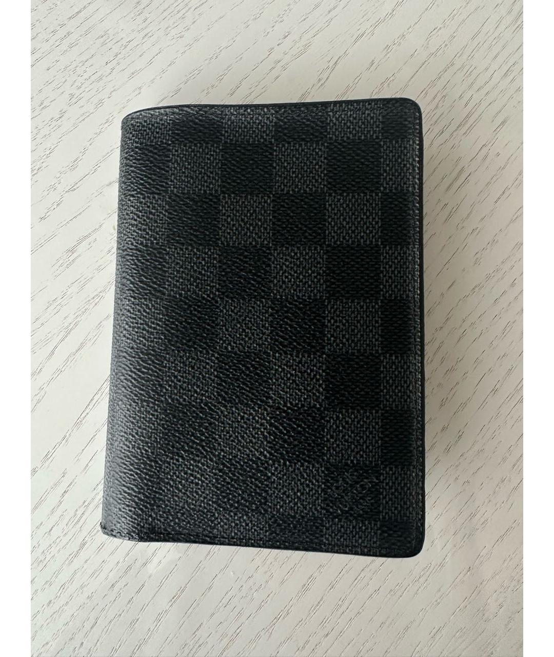 LOUIS VUITTON Черный кошелек, фото 2