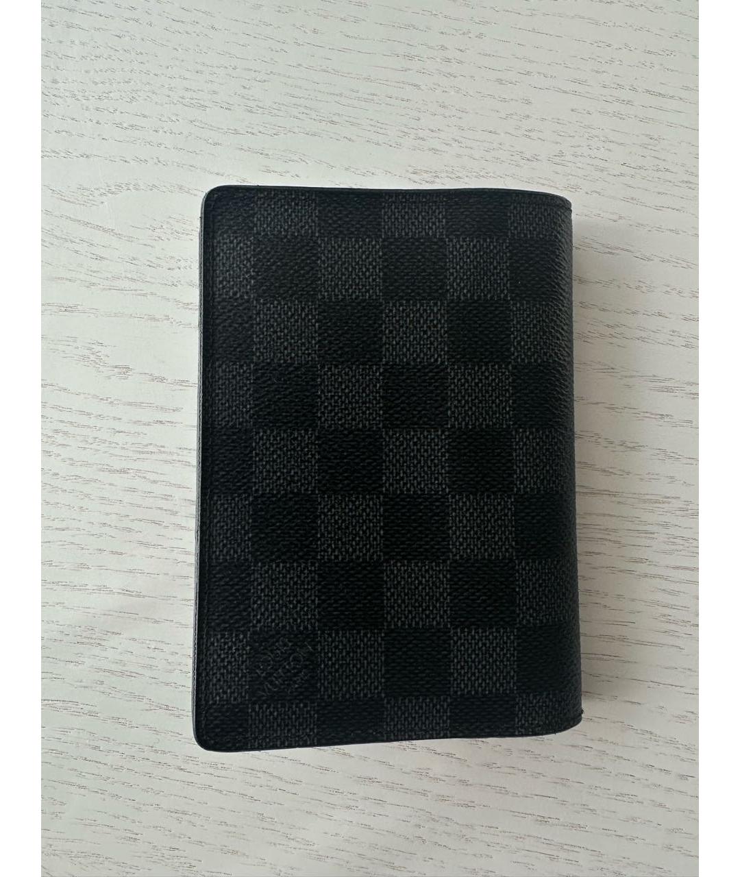 LOUIS VUITTON Черный кошелек, фото 3