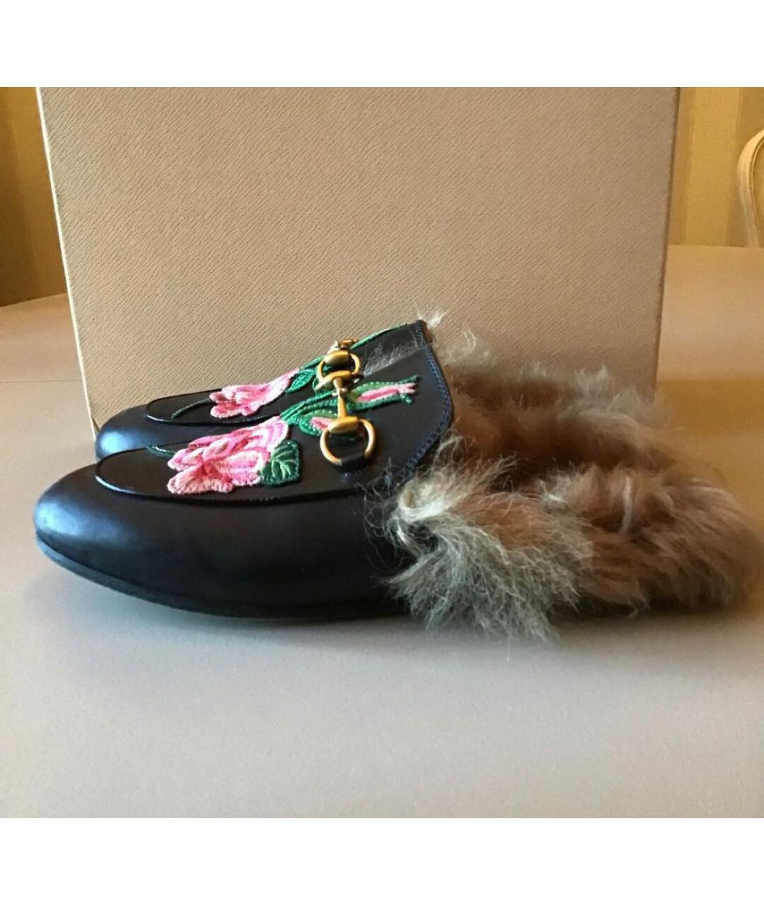 GUCCI Мульти кожаные мюли, фото 5