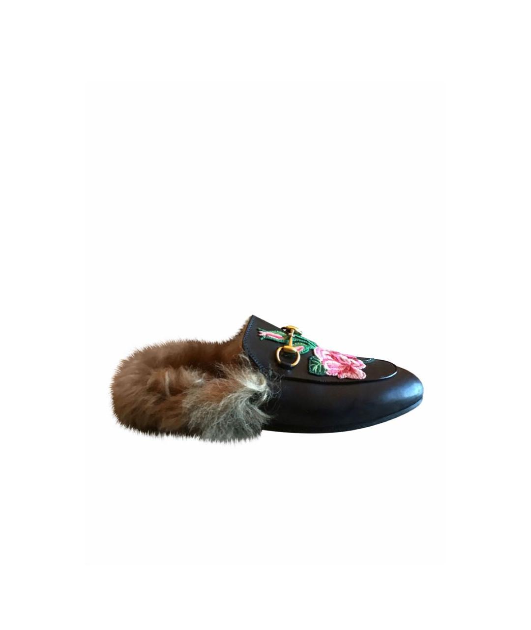 GUCCI Мульти кожаные мюли, фото 6