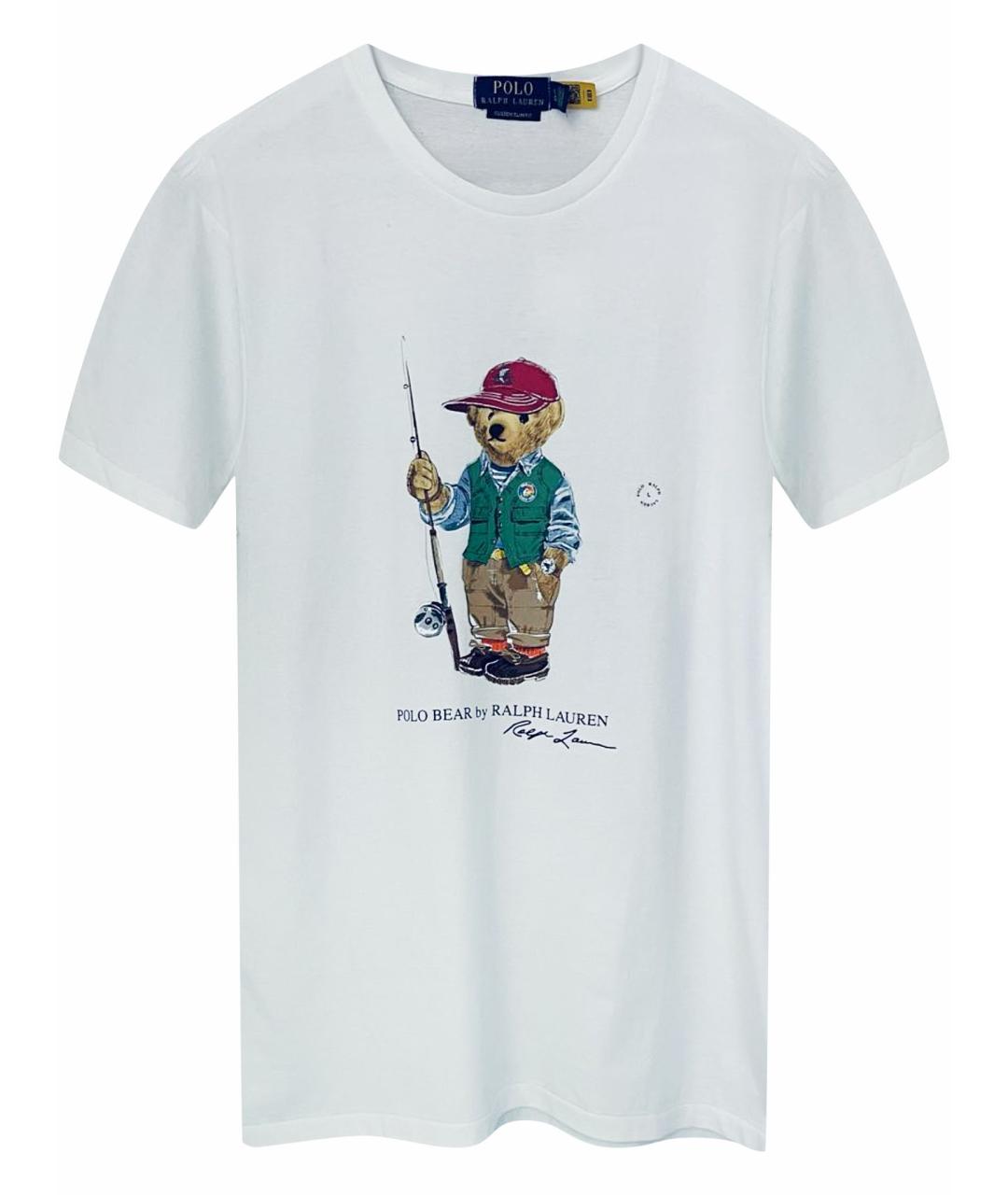 POLO RALPH LAUREN Белая хлопковая футболка, фото 1