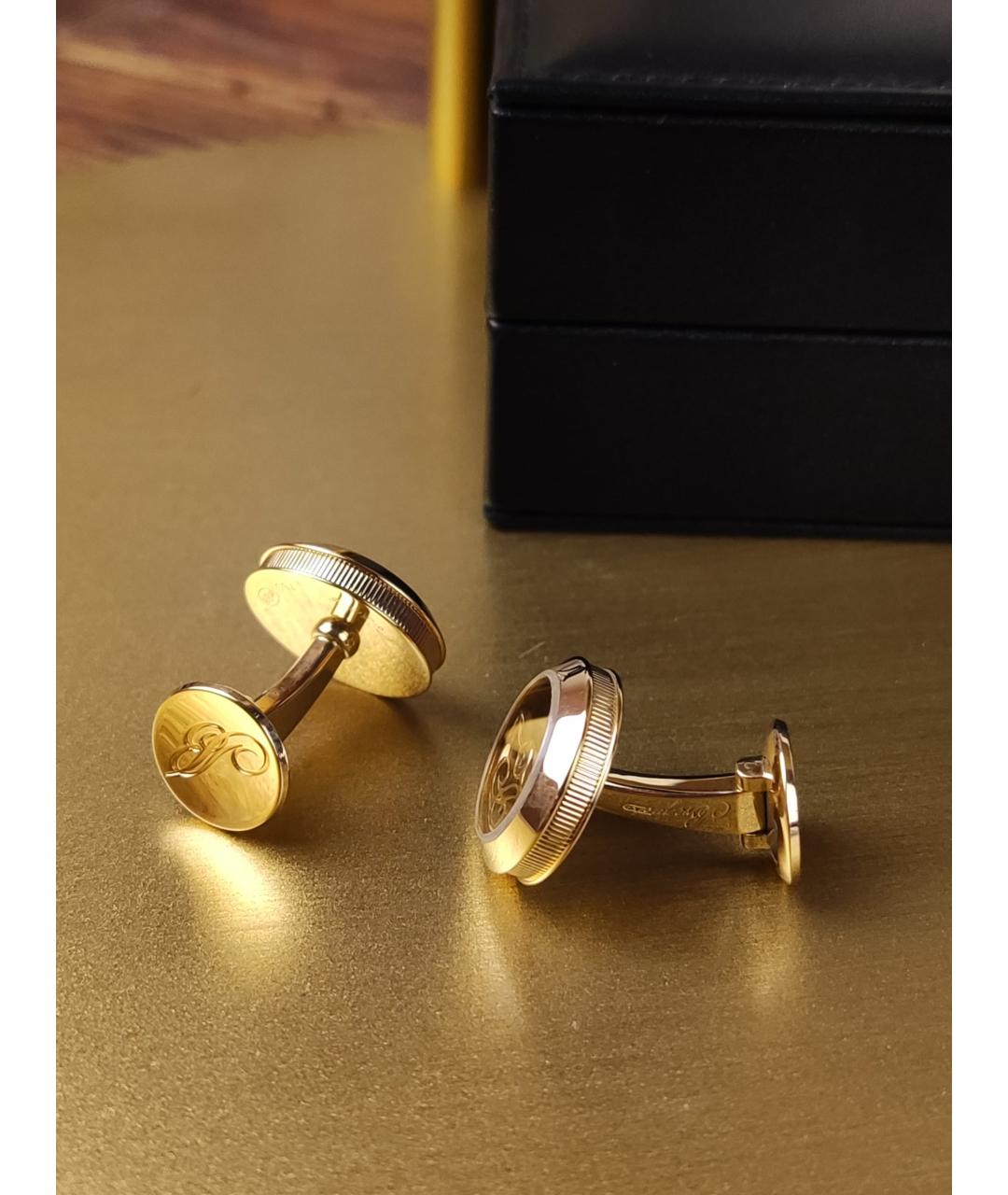 Breguet Черные запонки из желтого золота, фото 6