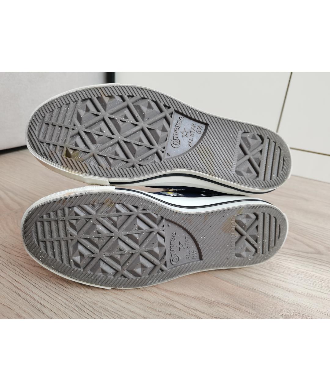 CONVERSE Темно-синие текстильные кеды, фото 5