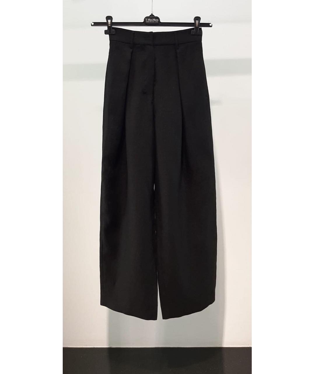 'S MAX MARA Черные брюки широкие, фото 3