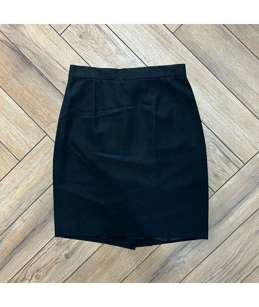 GIVENCHY Черная хлопковая юбка миди, фото 2