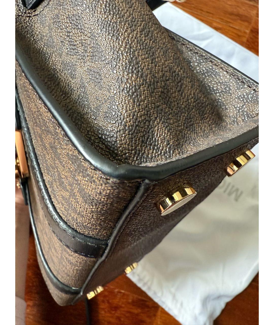 MICHAEL MICHAEL KORS Коричневая сумка тоут, фото 5