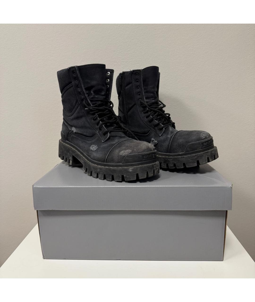 BALENCIAGA Высокие ботинки, фото 3