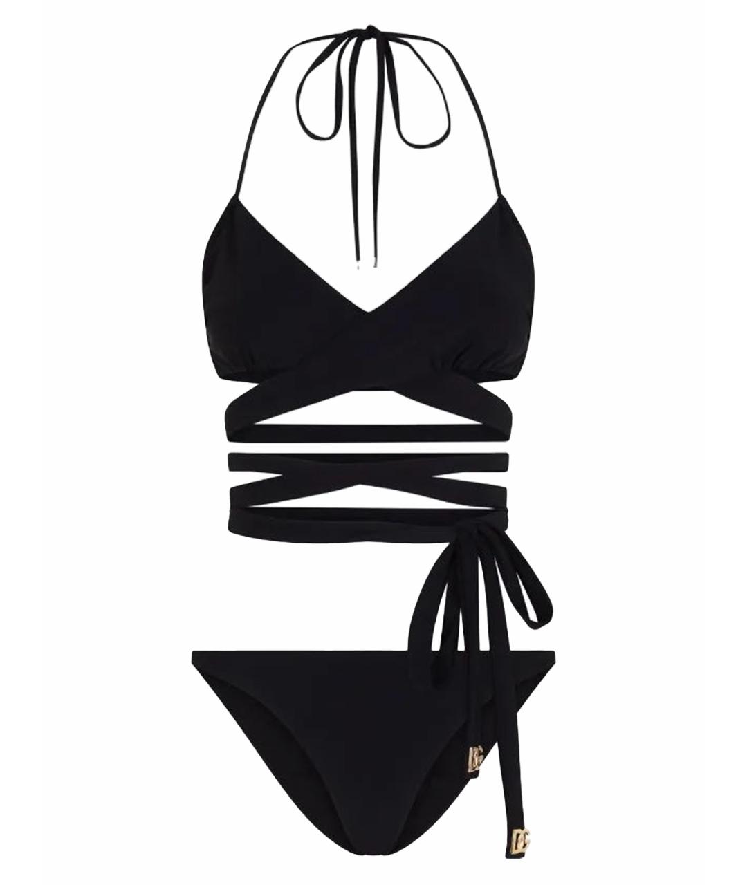 DOLCE&GABBANA Черный купальник, фото 1