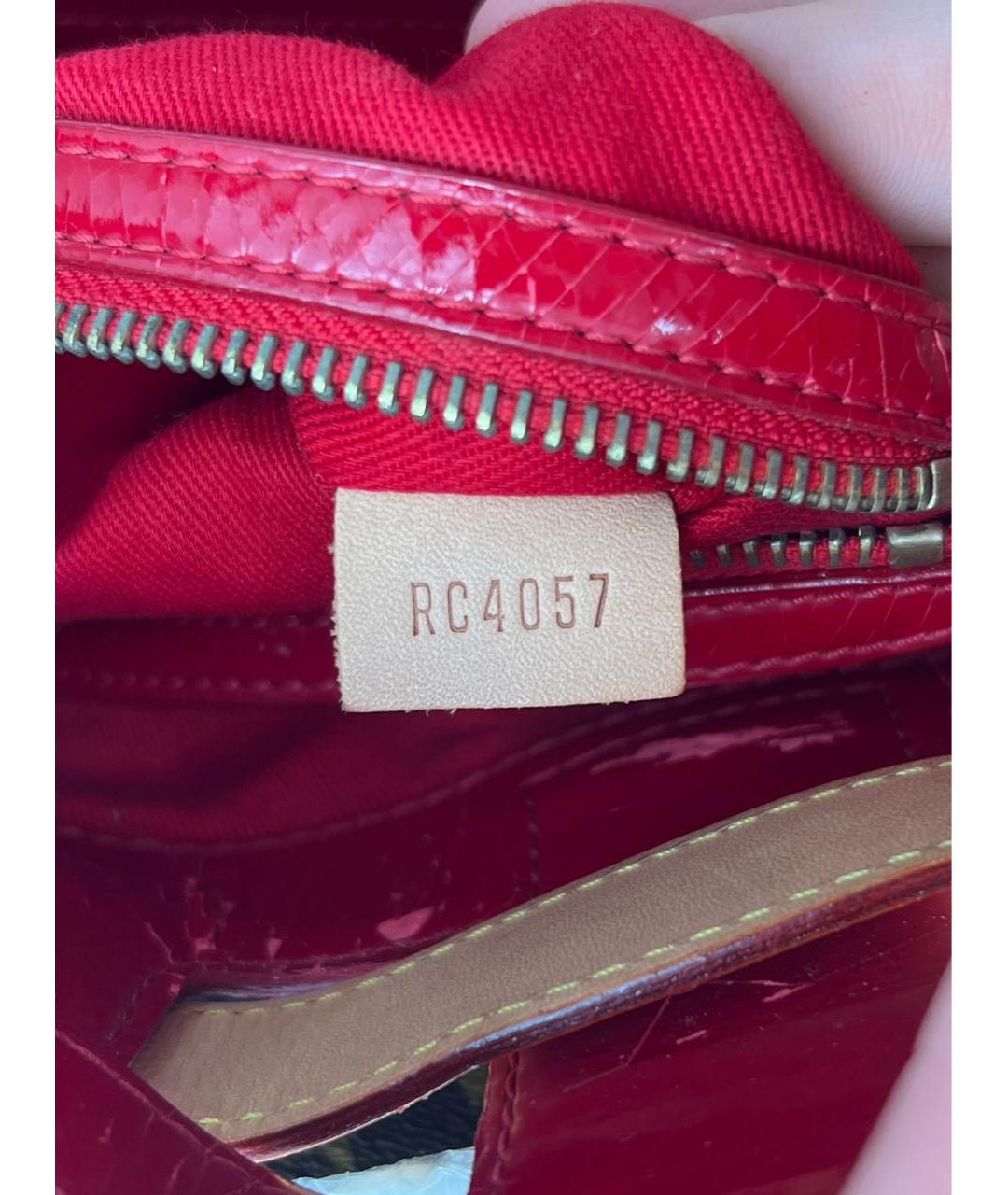 LOUIS VUITTON Коричневая кожаная сумка тоут, фото 8