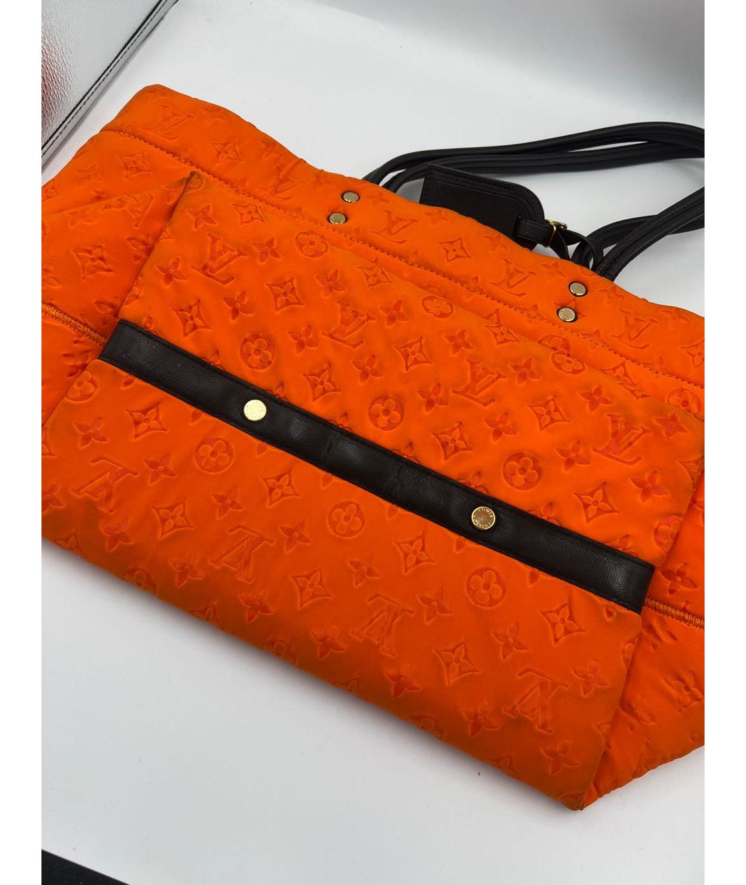LOUIS VUITTON Оранжевая сумка тоут, фото 5