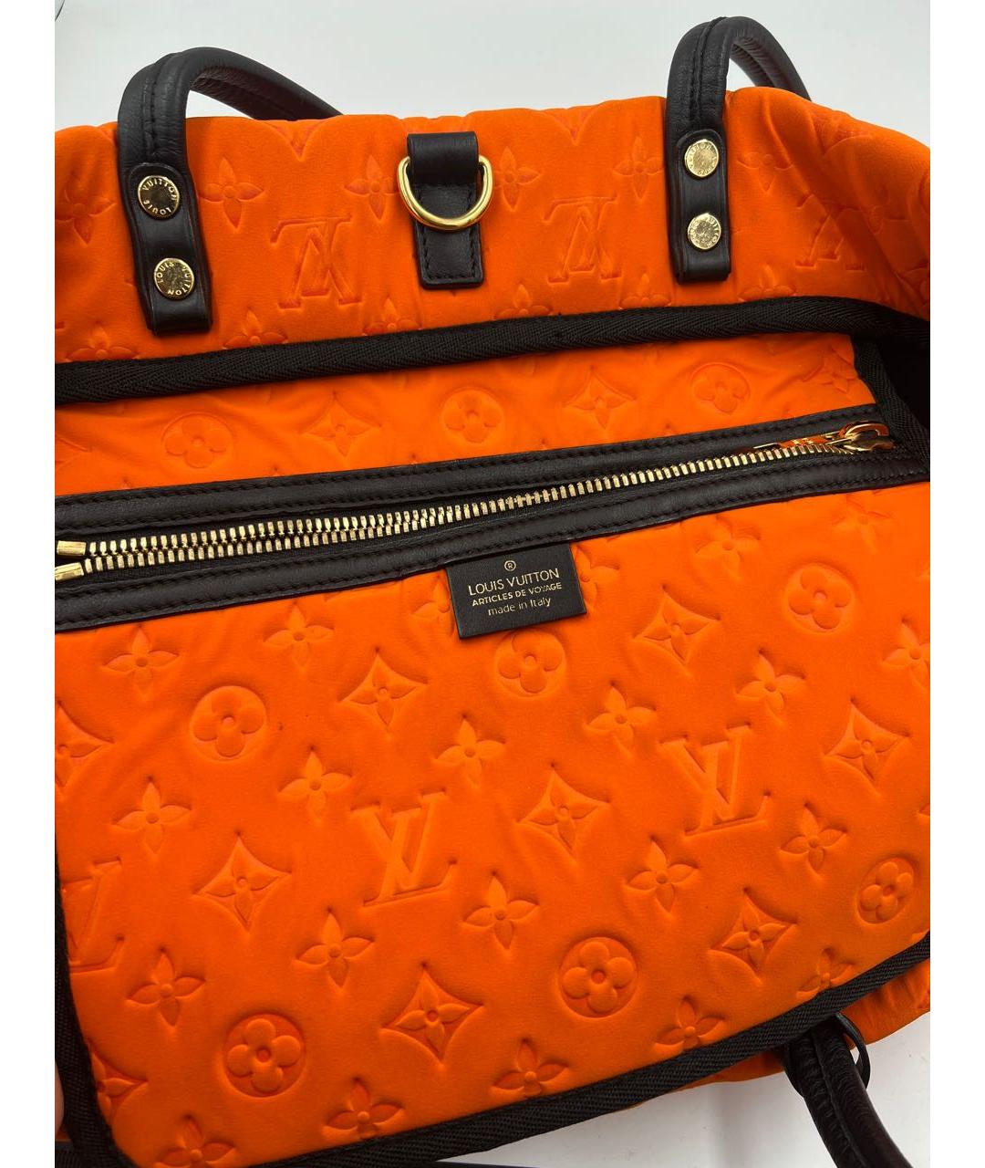 LOUIS VUITTON Оранжевая сумка тоут, фото 7