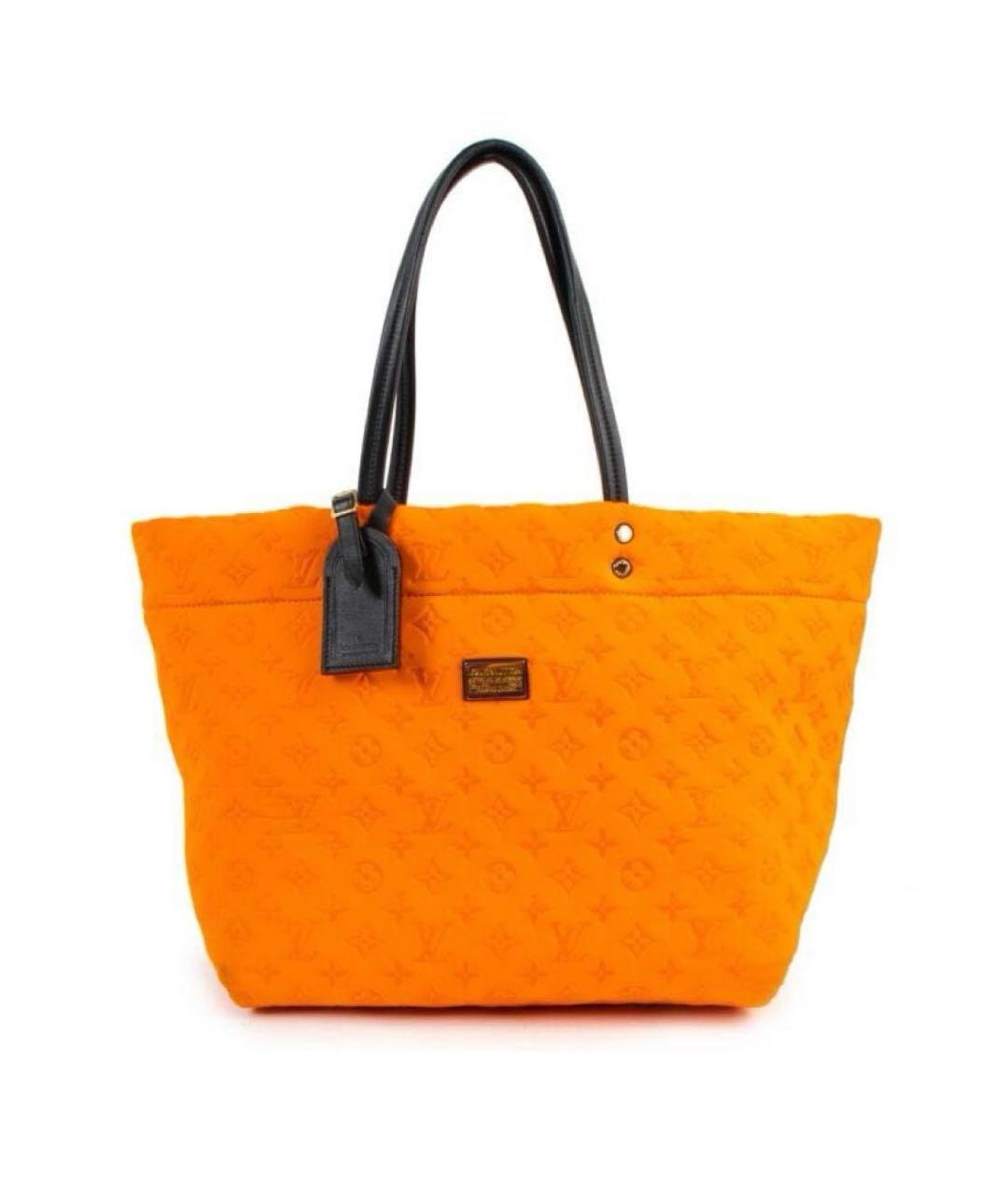 LOUIS VUITTON Оранжевая сумка тоут, фото 9