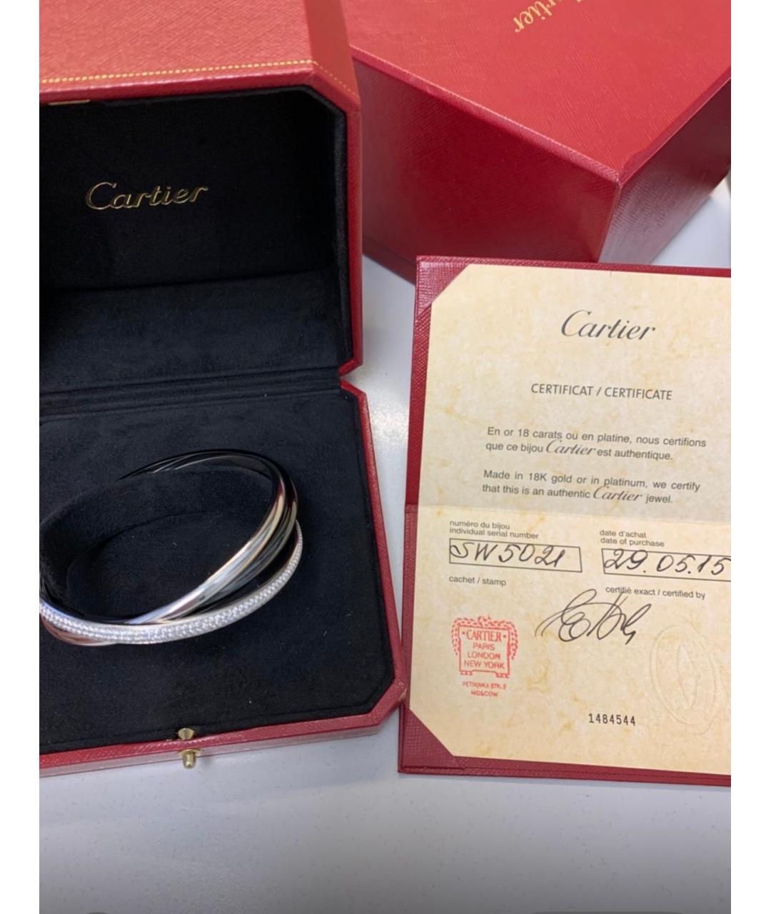 CARTIER Браслет из белого золота, фото 3