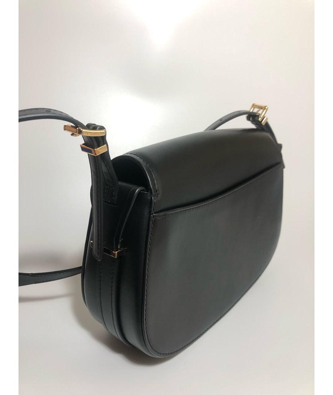 MICHAEL KORS Черная кожаная сумка через плечо, фото 3