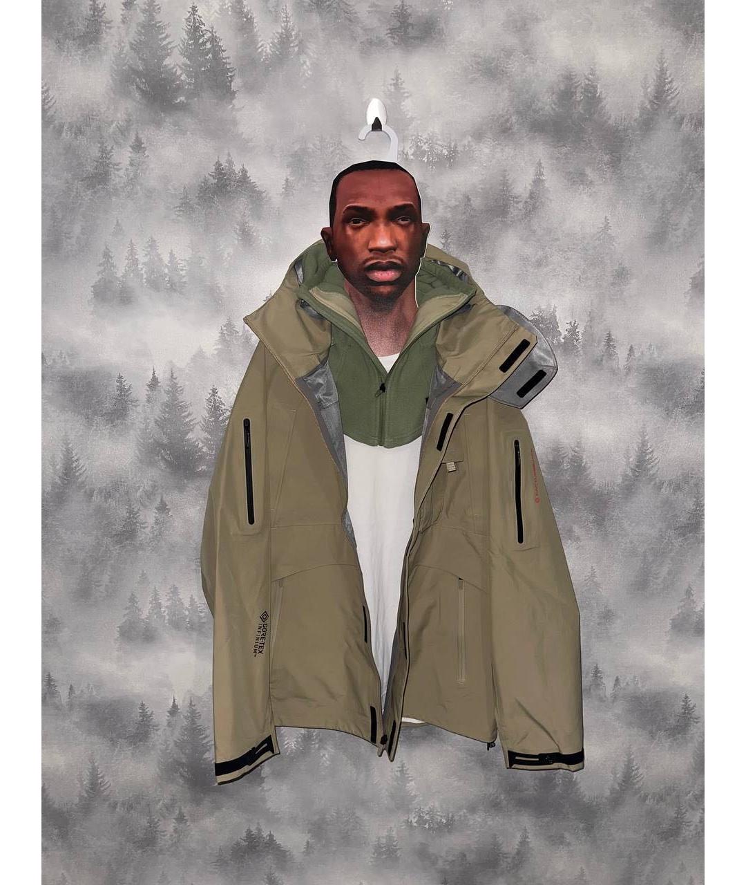 CACTUS JACK BY TRAVIS SCOTT Бежевая полиэстеровая куртка, фото 4