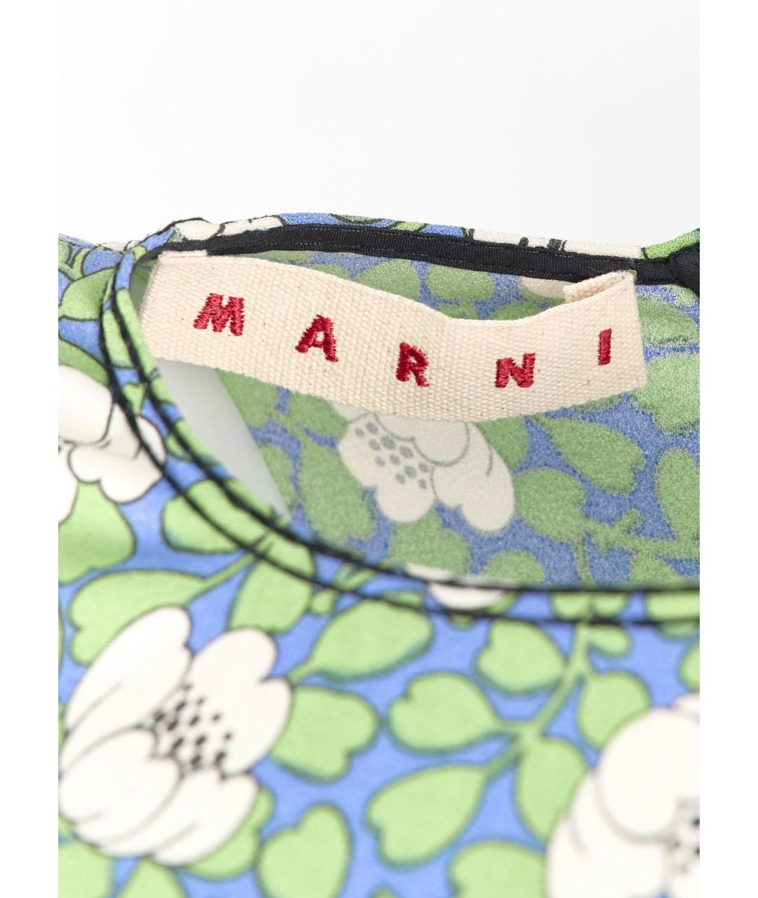 MARNI Мульти вискозное повседневное платье, фото 3
