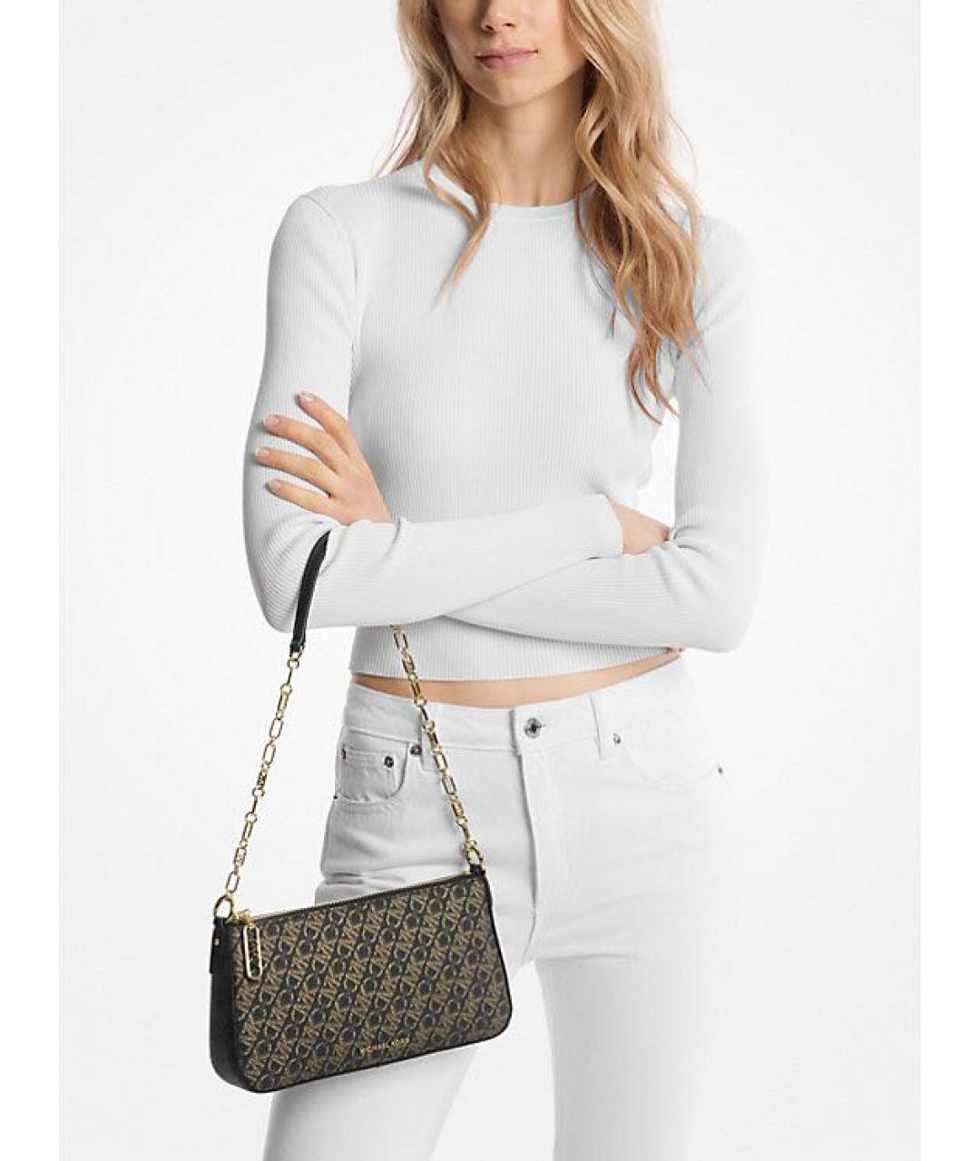 MICHAEL KORS Черная сумка с короткими ручками, фото 5