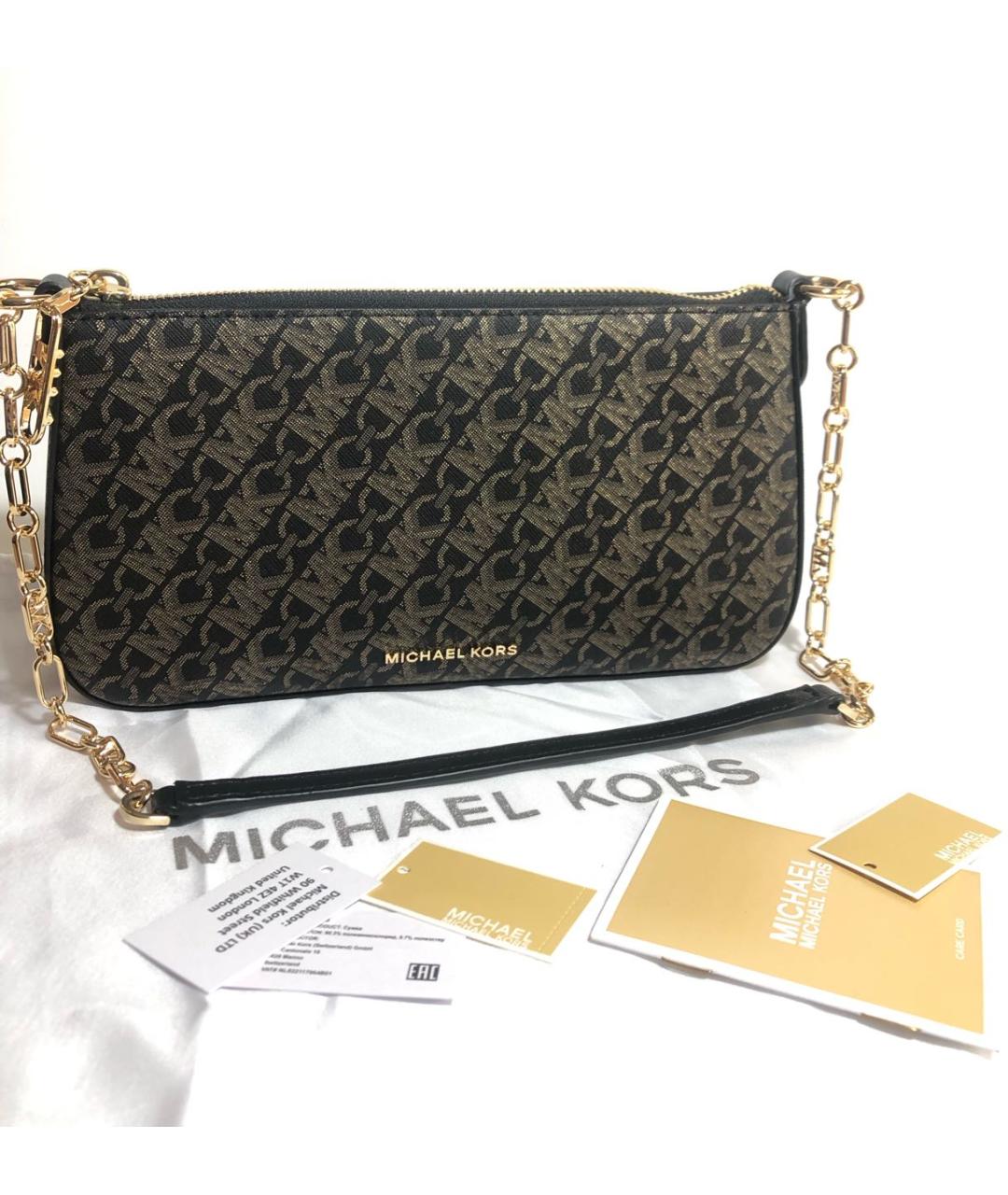 MICHAEL KORS Черная сумка с короткими ручками, фото 6