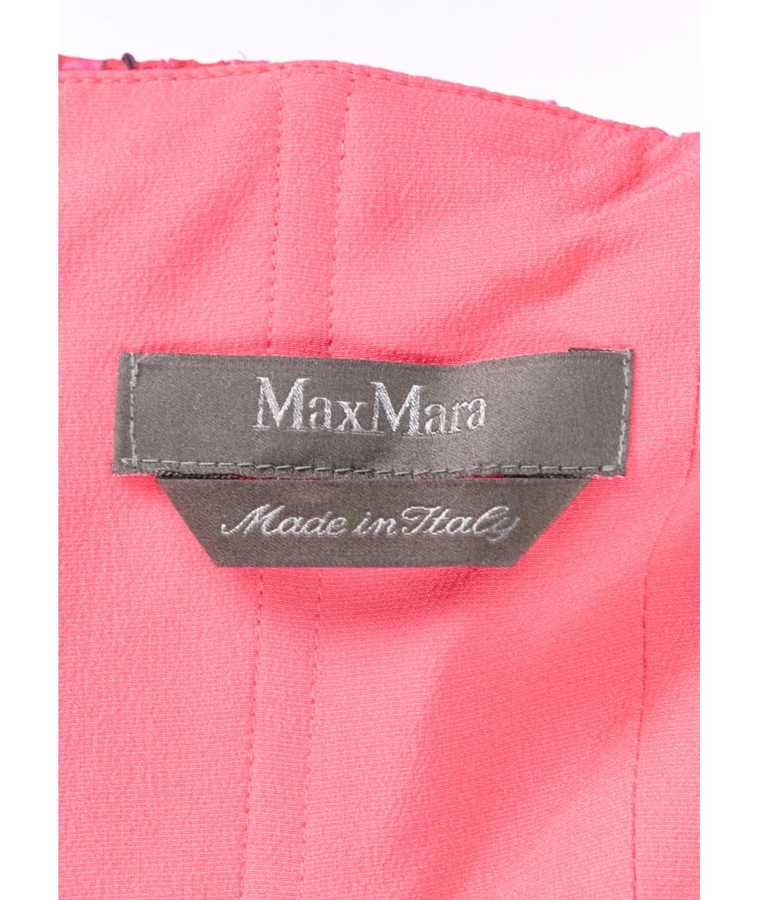 MAX MARA Красный шелковый сарафан, фото 5