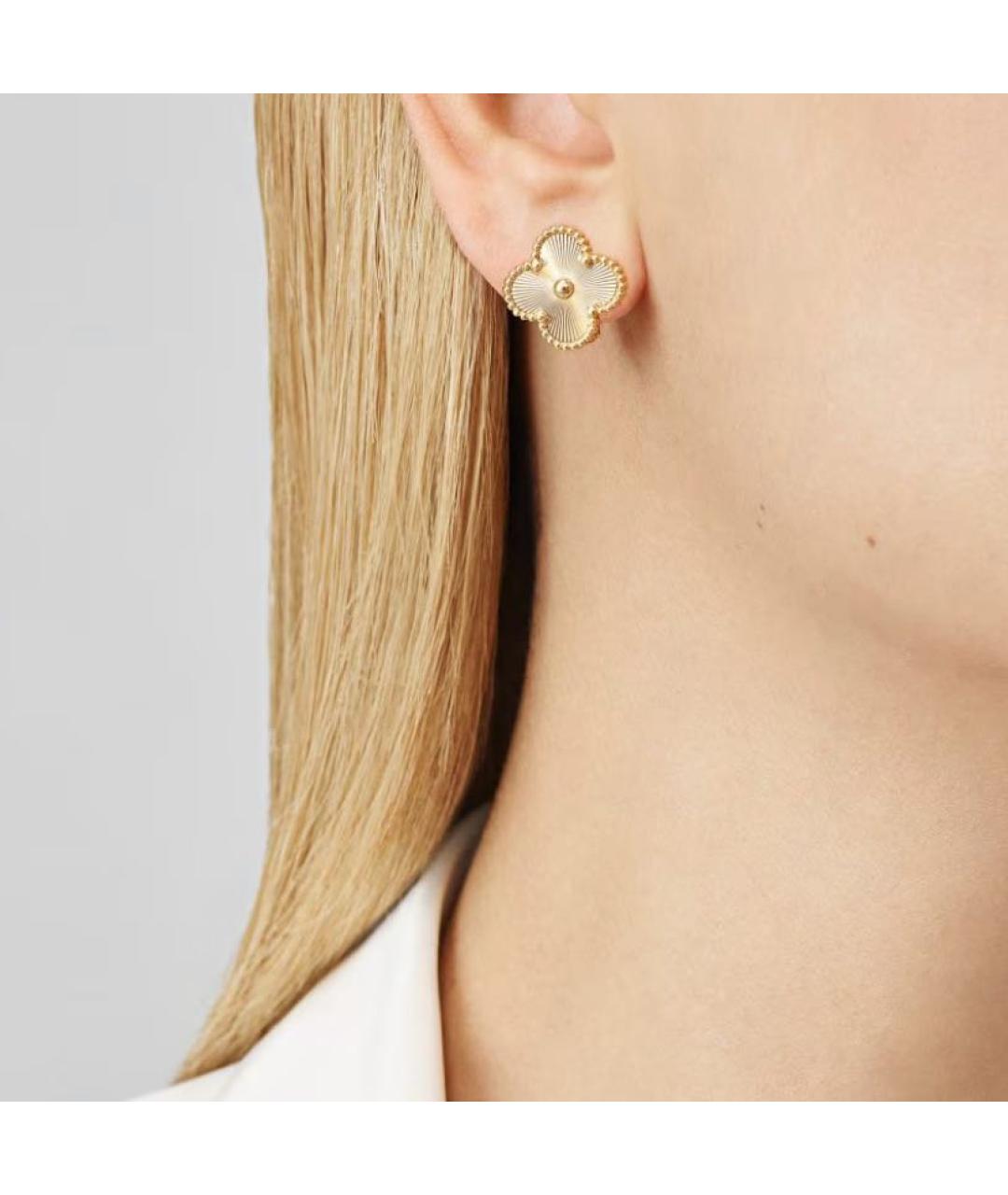 VAN CLEEF & ARPELS Золотые серьги из желтого золота, фото 3
