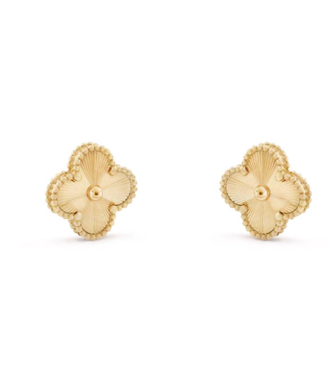 VAN CLEEF & ARPELS Золотые серьги из желтого золота, фото 2
