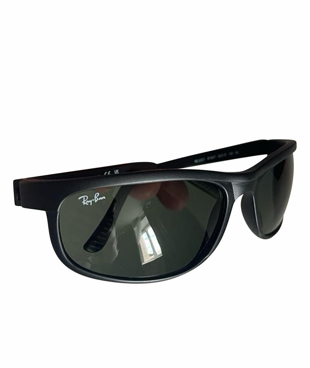 RAY BAN Черные солнцезащитные очки, фото 1