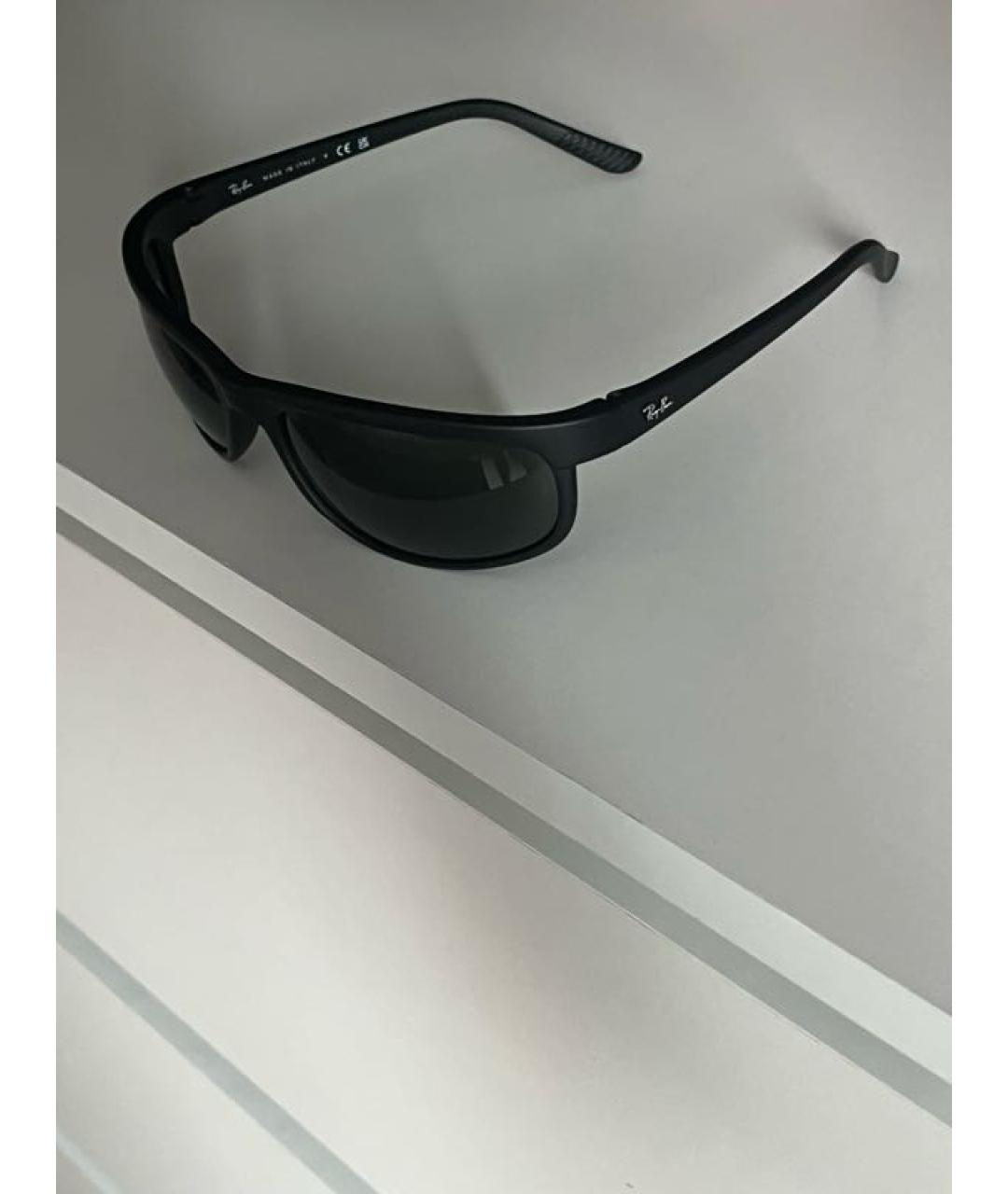 RAY BAN Черные солнцезащитные очки, фото 5