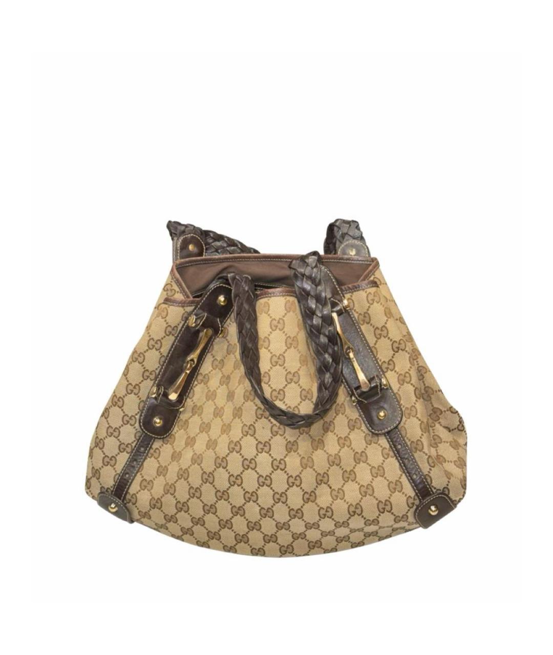 GUCCI Коричневая сумка тоут, фото 1