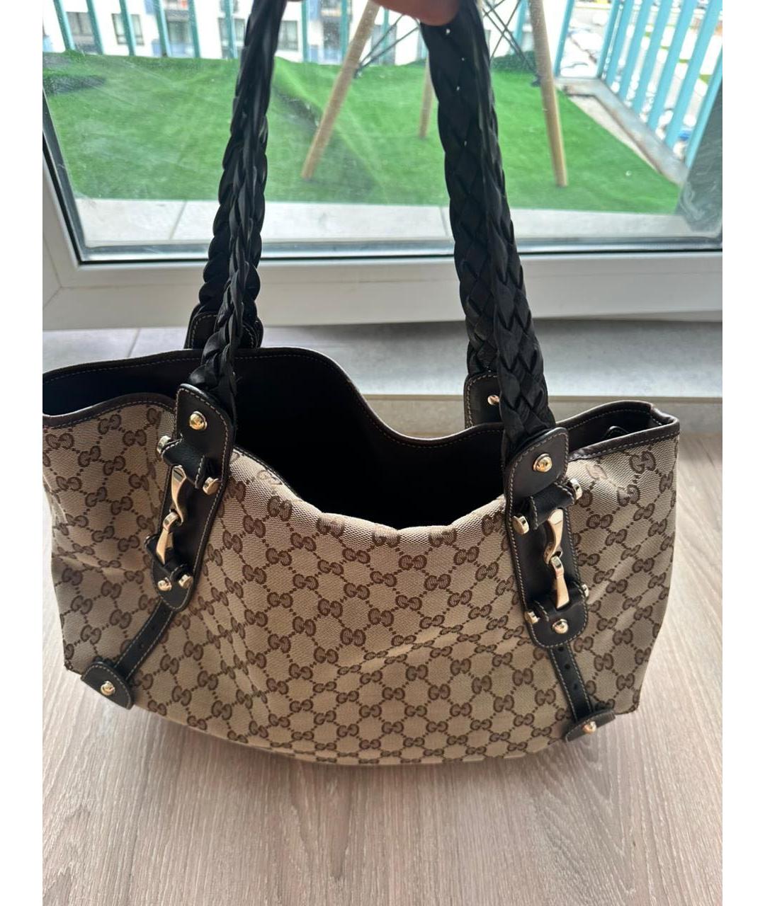 GUCCI Коричневая сумка тоут, фото 2