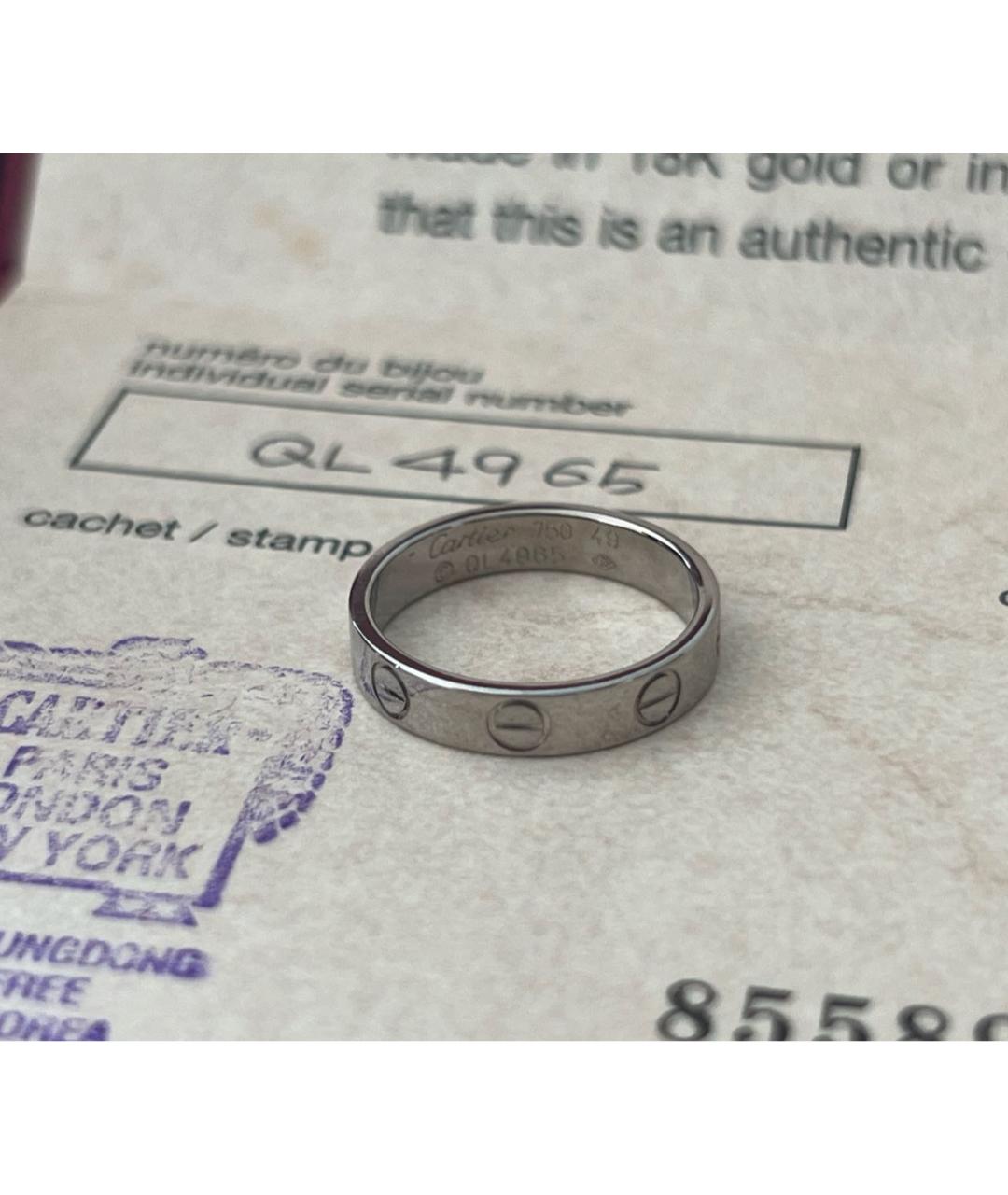CARTIER Кольцо из белого золота, фото 5