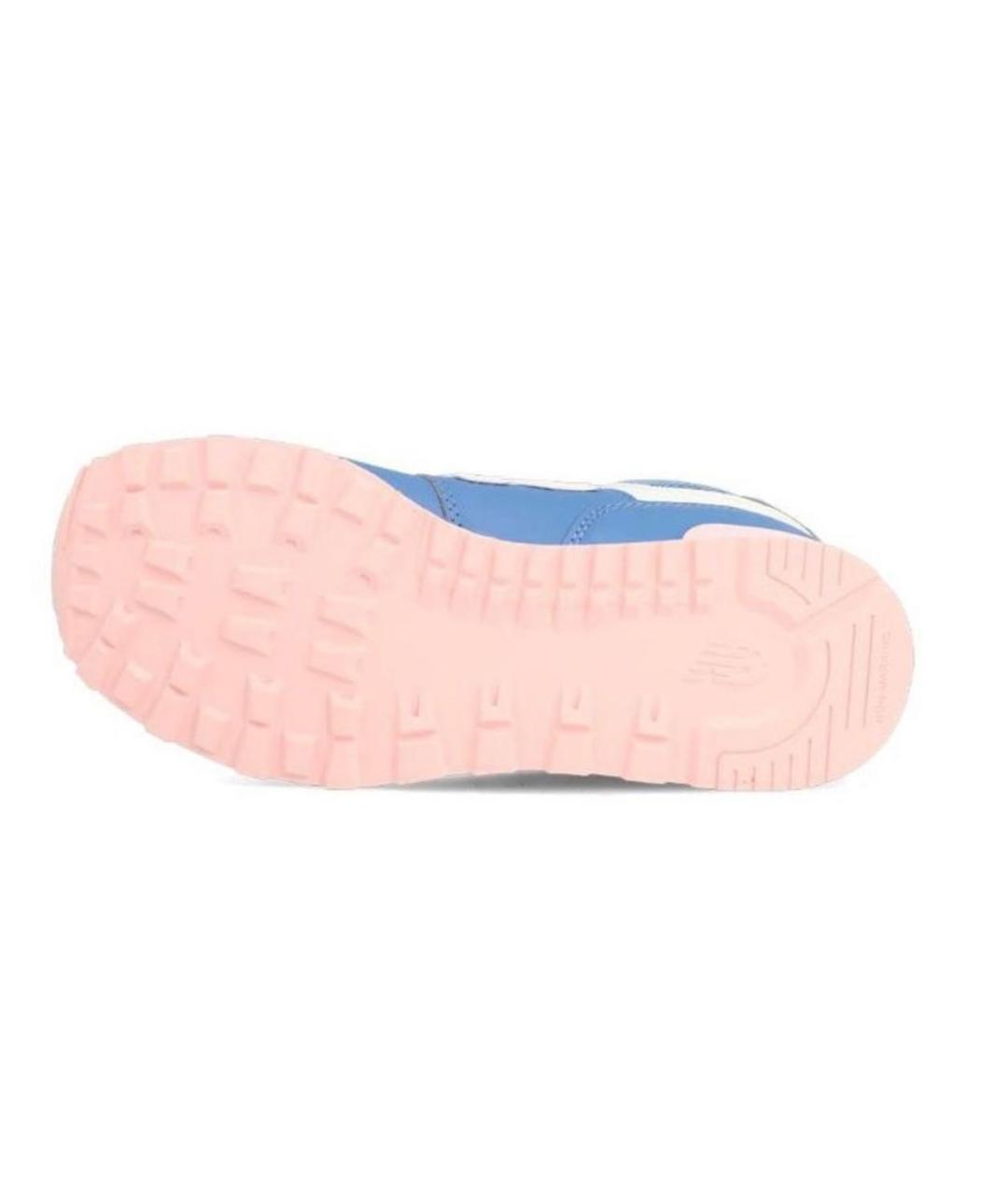 NEW BALANCE Синие кожаные кроссовки, фото 4