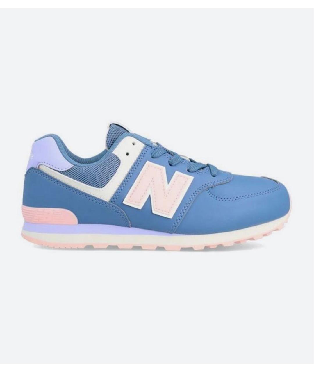NEW BALANCE Синие кожаные кроссовки, фото 6