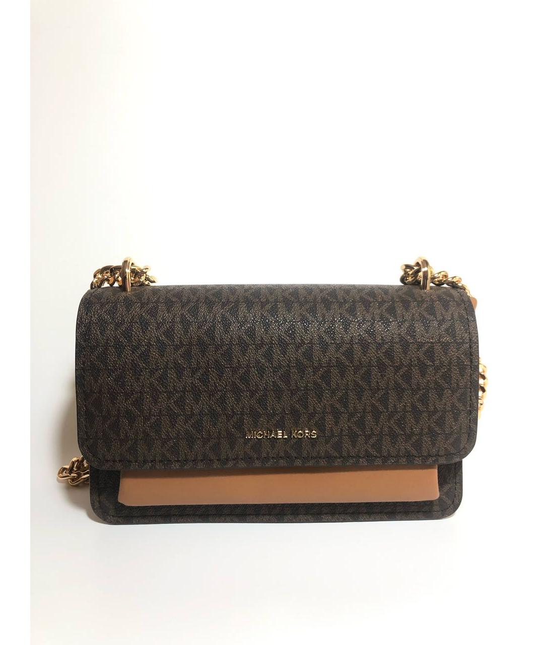 MICHAEL KORS Коричневая сумка через плечо, фото 7